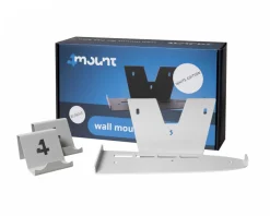 4mount Playstation|Wall Mount Bundle for PS5 Slim - White