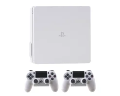 4mount Playstation|Wall Mount Bundle for PS4 Slim - White