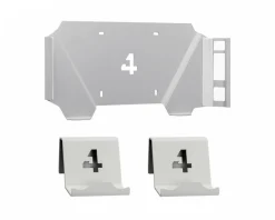 4mount Playstation|Wall Mount Bundle for PS4 Pro - White