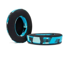 Wicked Cushions Headsets & Audio|WC FreeZe Ear Cushions - Cyan Prism