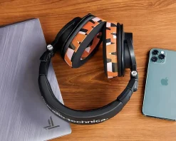 Wicked Cushions Headsets & Audio|WC FreeZe Ear Cushions - Orange Prism