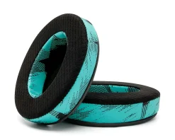 Wicked Cushions Headsets & Audio|WC FreeZe Ear Cushions - Speed Racer Cyan