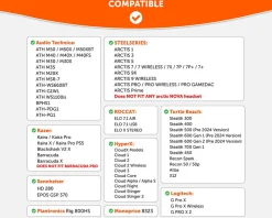 Wicked Cushions Headsets & Audio|WC FreeZe Ear Cushions - Speed Racer Cyan