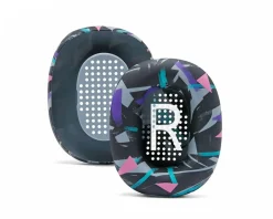 Wicked Cushions Headsets & Audio|WC SweatZ Max Ear Cushion Covers - 90''s Black