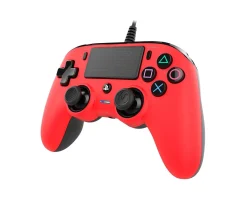 Nacon Playstation|Gamepad|Wired Compact Controller Red (PS4/PC)