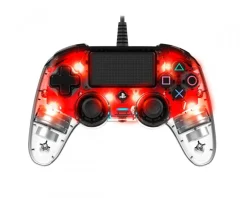 Nacon Playstation|Gamepad|Wired llluminated Compact Controller Red (PS4/PC)