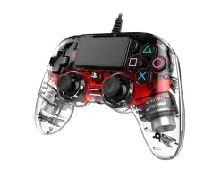 Nacon Playstation|Gamepad|Wired llluminated Compact Controller Red (PS4/PC)