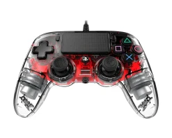 Nacon Playstation|Gamepad|Wired llluminated Compact Controller Red (PS4/PC)