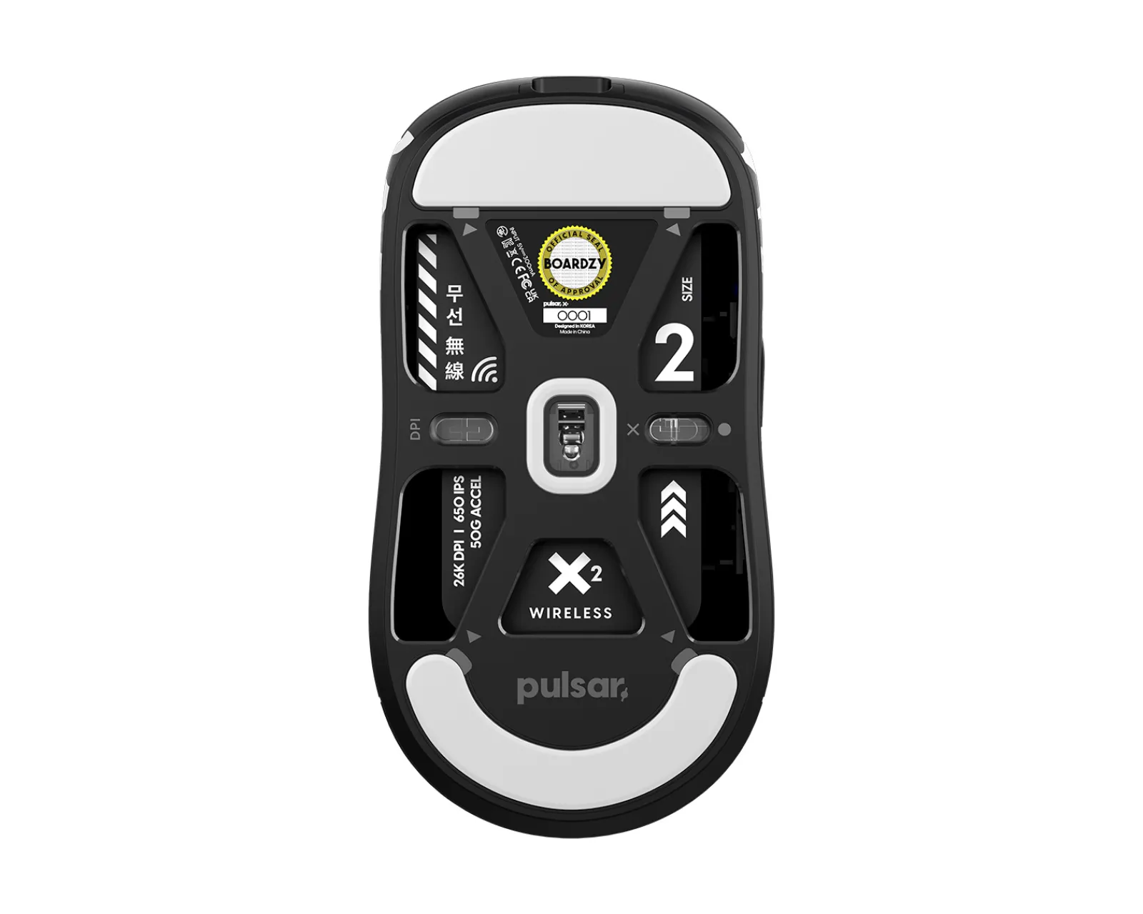 Pulsar Mice & Accessories|X2 Wireless Gaming Mouse - Boardzy Limited Edition