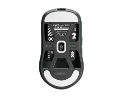 Pulsar Mice & Accessories|X2-H High Hump 4K Wireless Gaming Mouse - Green- Limited Edition