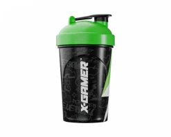 X-Gamer Drinks & Energy|X-Zero Shaker 500ml - Black & Green