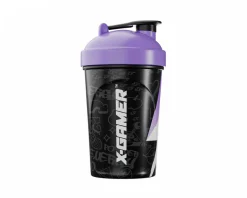 X-Gamer Drinks & Energy|X-Zero Shaker 500ml - Black & Purple