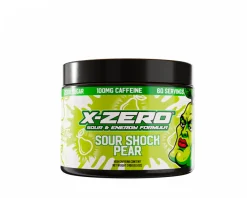 X-Gamer Drinks & Energy|X-Zero Sour Shock Pear - 60 Servings