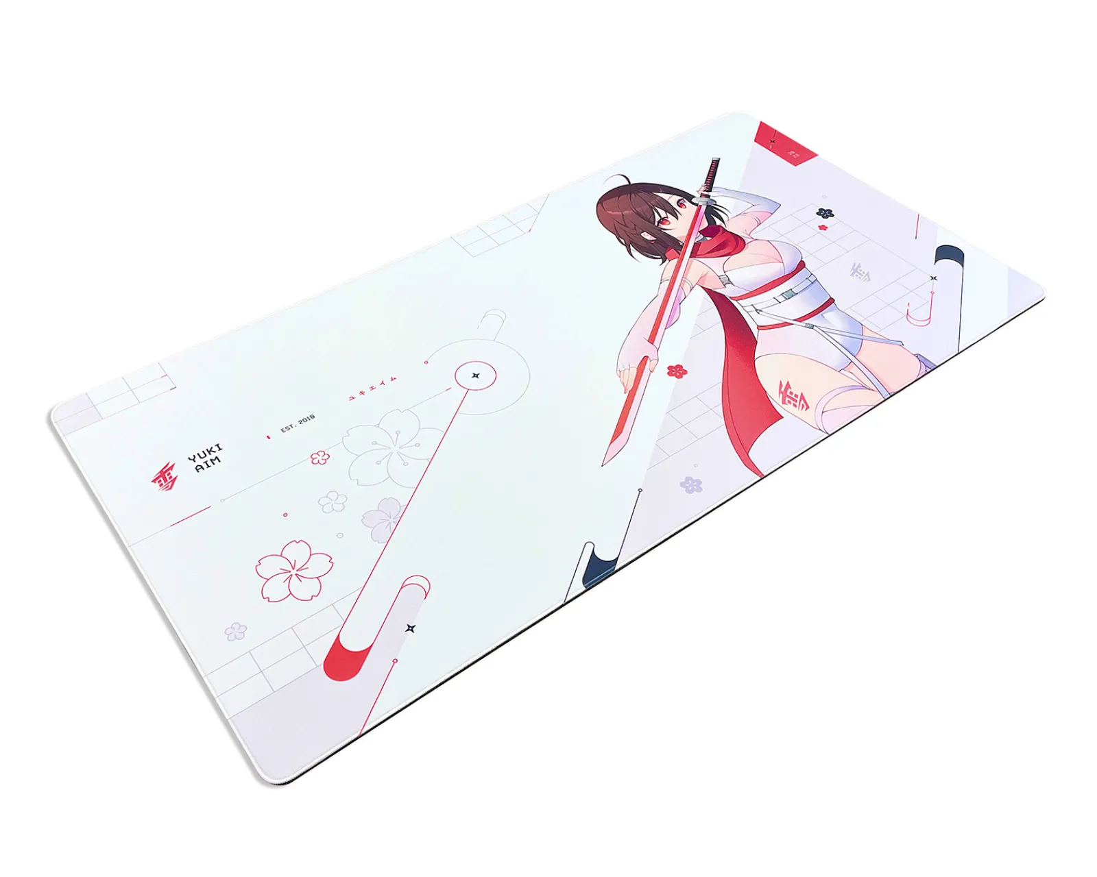 Yuki Aim Mousepad|Yuki Pad 2023 - Katana - White - XL
