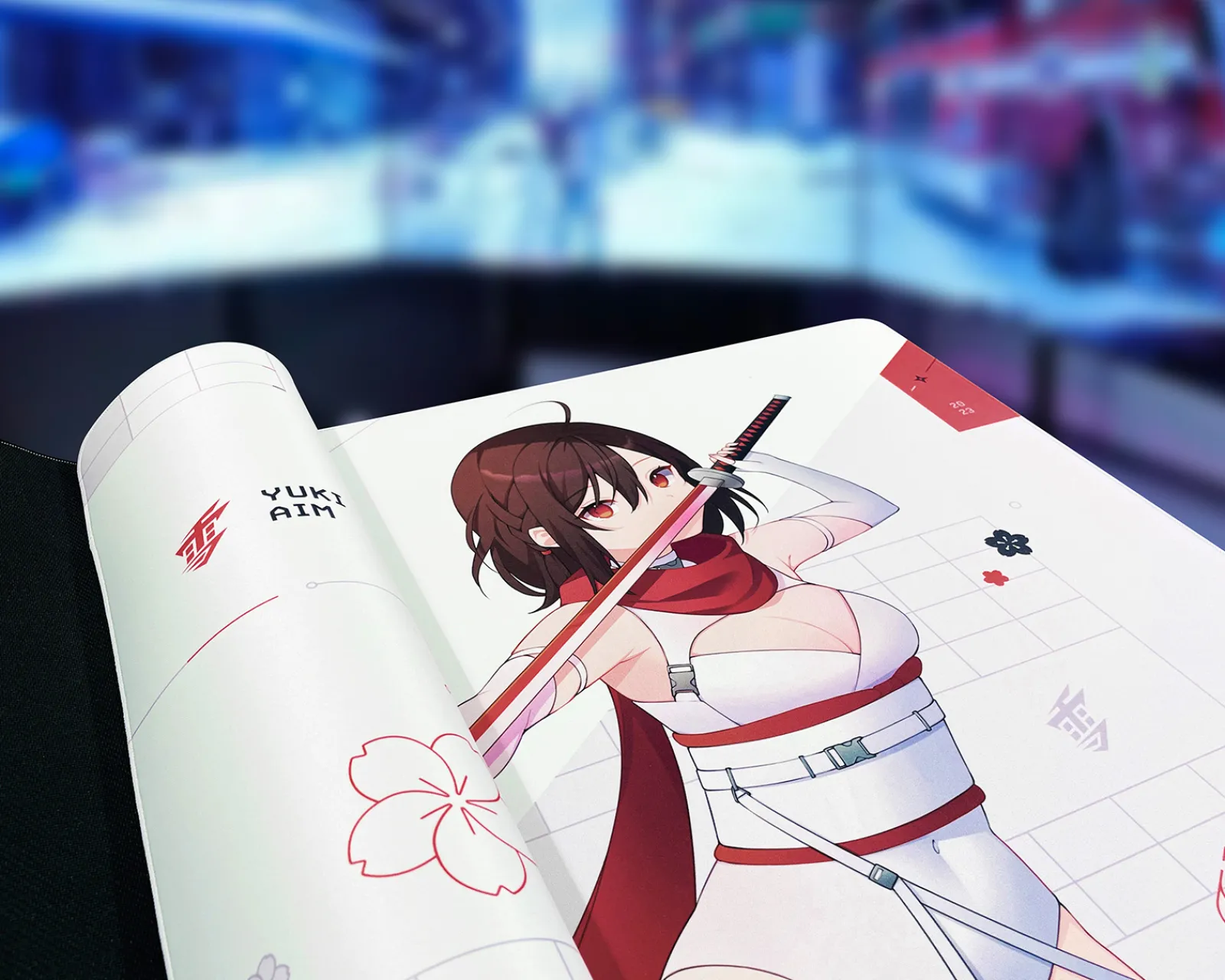 Yuki Aim Mousepad|Yuki Pad 2023 - Katana - White - XL