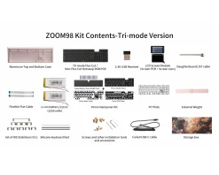 Wuque Studio Keyboards & Accessories|Zoom98 Essential Edition Barebone Hotswap - White